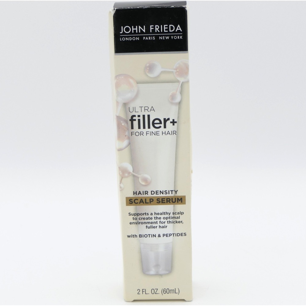 John Frieda Ultra Filler+ For Fine Hair Hair Density Scalp Serum 2 oz w/ Biotin
